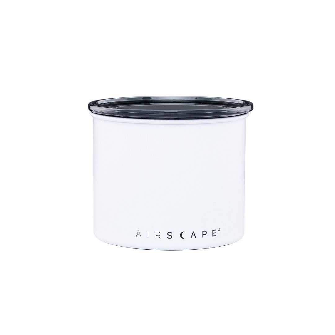 Planetary Design Airscape RVS vacuüm voorraadpot - 250 gram - mat wit