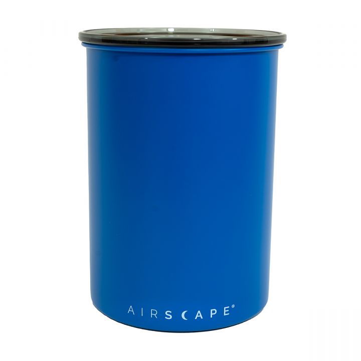 Planetary Design Airscape RVS vacuüm voorraadpot - 500 gram - blauw mat