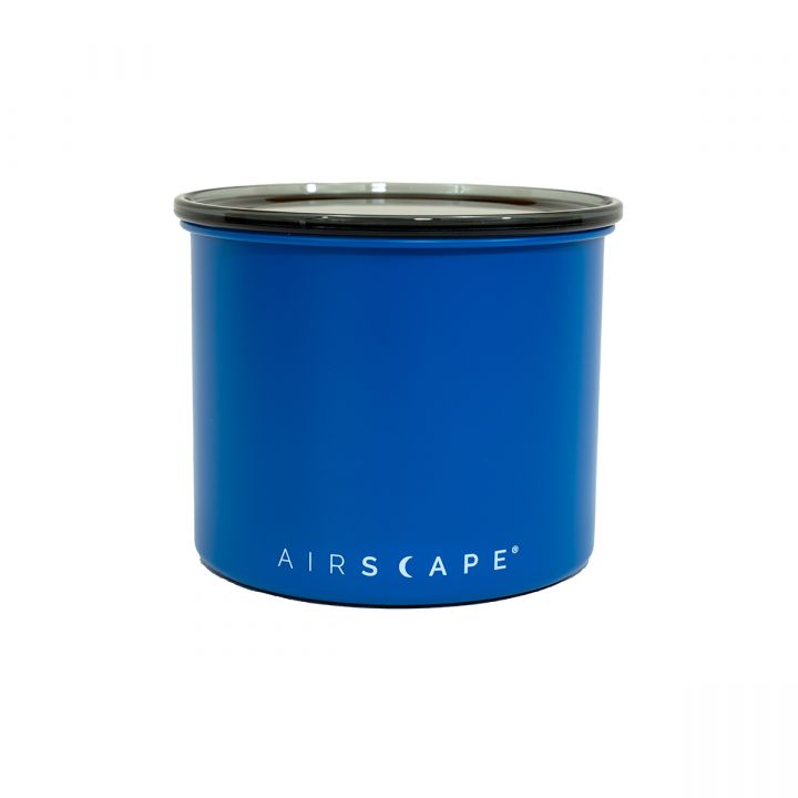 Planetary Design Airscape RVS vacuüm voorraadpot - 250 gram - blauw mat