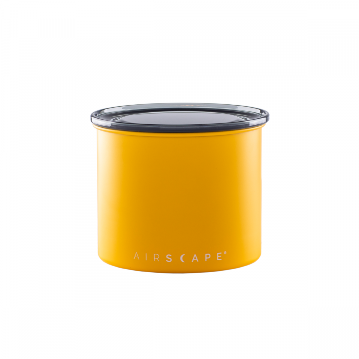 Planetary Design Airscape RVS vacuüm voorraadpot - 250 gram - geel mat