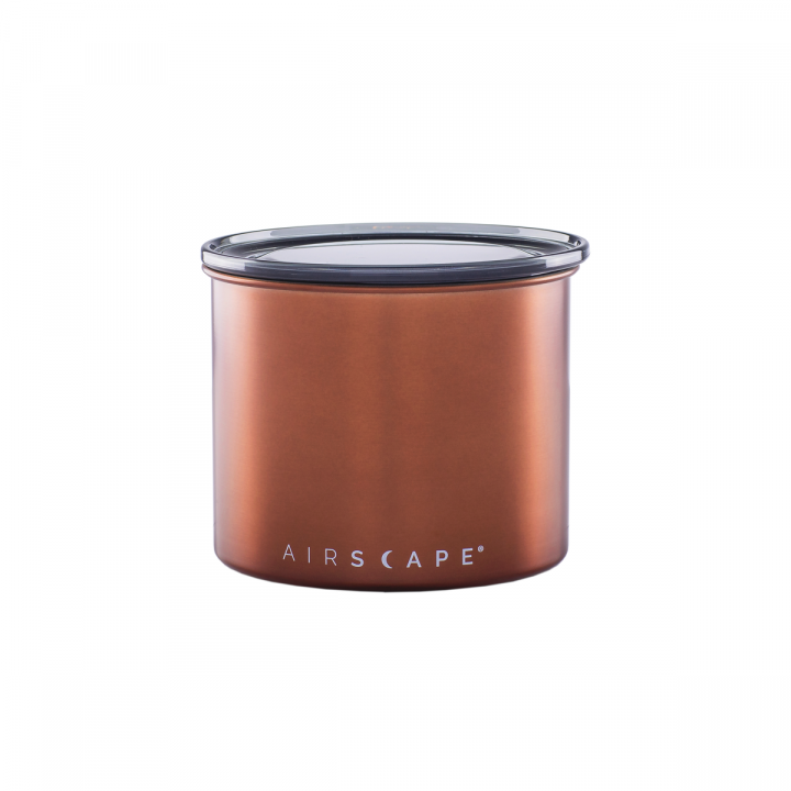 Planetary Design Airscape RVS vacuüm voorraadpot - 250 gram - geborsteld koper