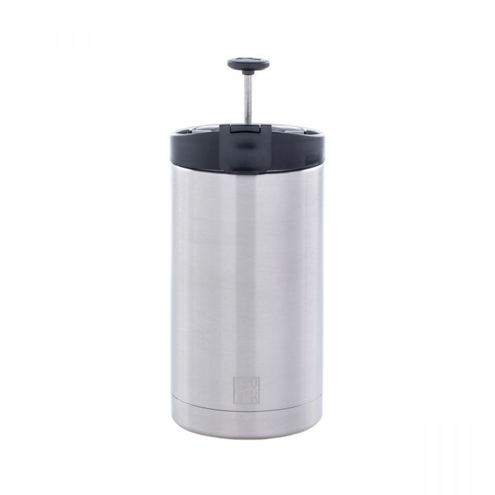 Planetary Design – Steel Toe Travel Press – Brushed Steel – 625 ml