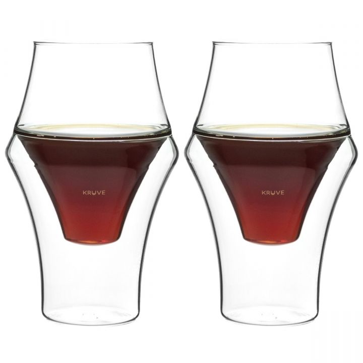 Kruve EQ Excite glazen 150 ml dubbelwandig borosilicaat (2 stuks)