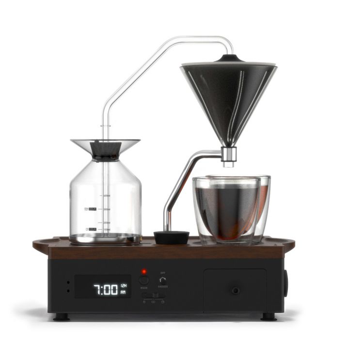 Joy Resolve Barisieur 'GRANDE' – automatische thee- en koffiezetter met wekkerfunctie – zwart