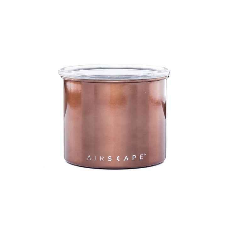 Planetary Design Airscape RVS vacuüm voorraadpot - 250 gram - mokka bruin