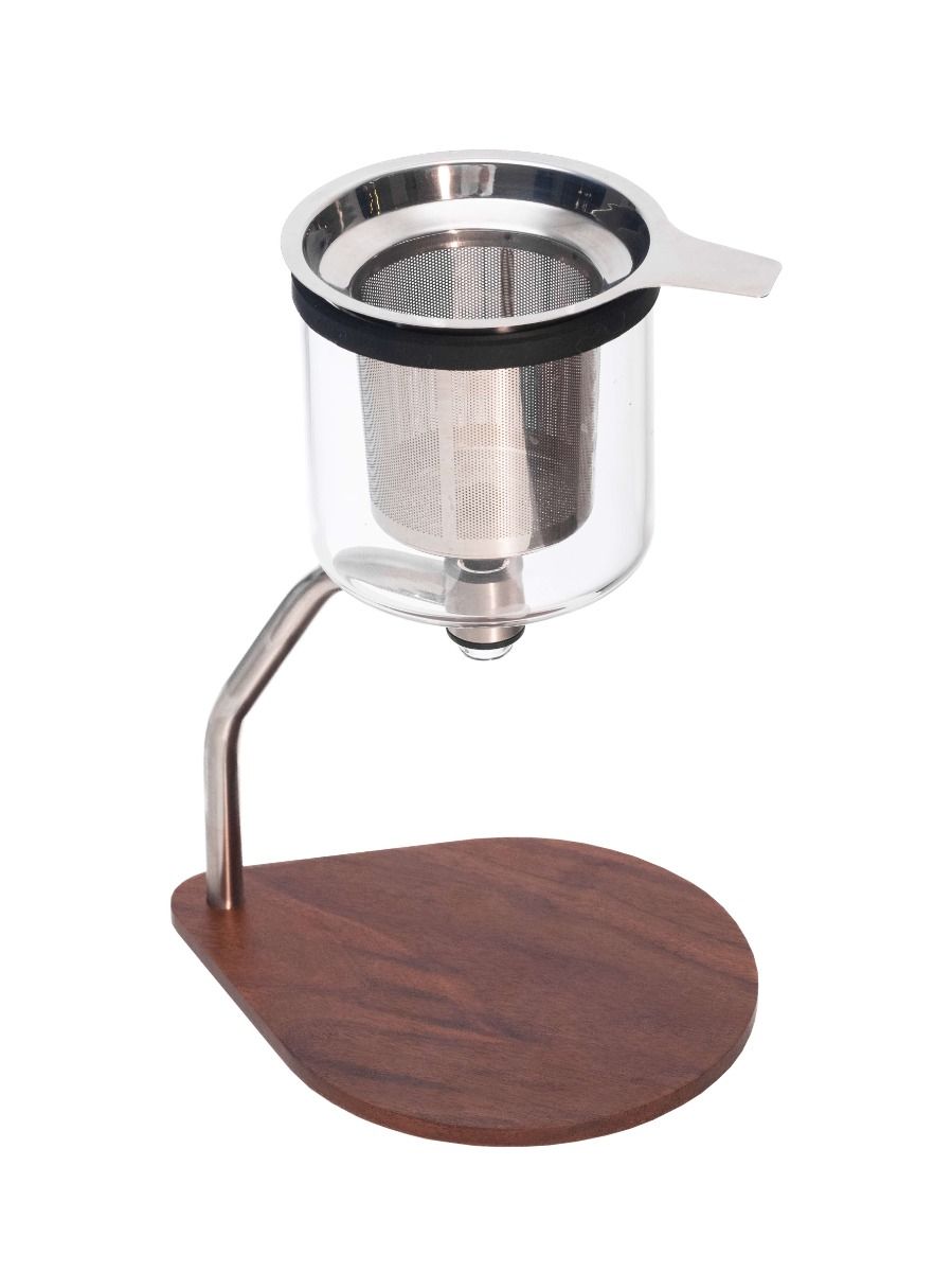 Joy Resolve Manual Coffee & Tea Brewer – walnoot hout – 300 ml
