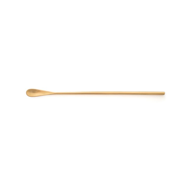 Kruve Brew Stick roerstokje 22 cm goudkleurig roestvrij staal