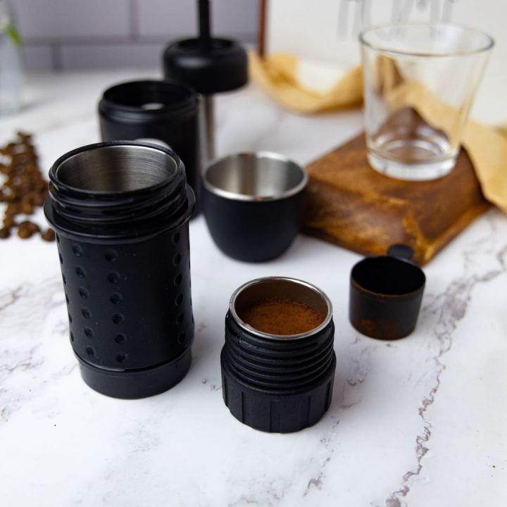 Staresso Travel meeneemare espresso maker – 80 ml – voor Nespresso + gemalen koffie
