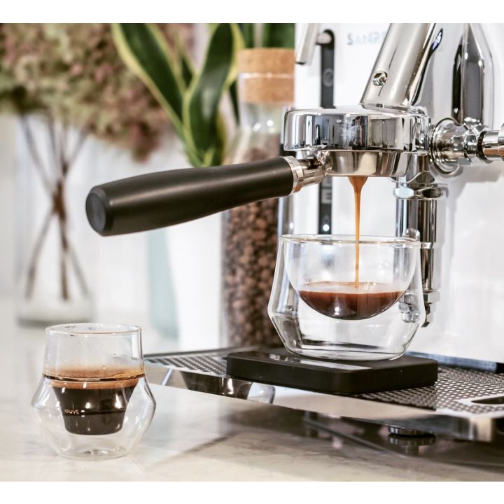 Kruve Propel Espresso glazen 75 ml set van 2 dubbelwandig borosilicaatglas