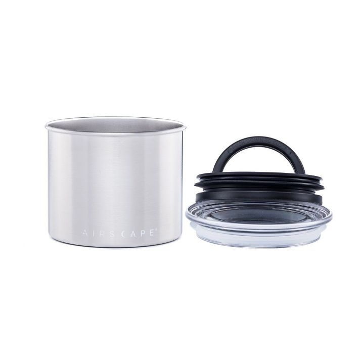 Planetary Design Airscape RVS vacuüm voorraadpot - 250 gram - geborsteld staal
