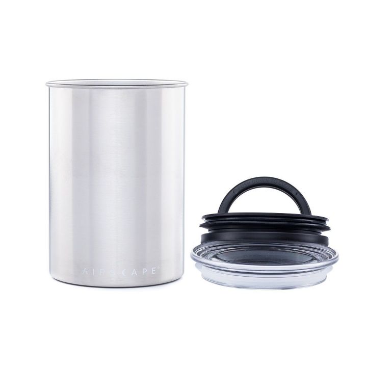 Planetary Design Airscape RVS vacuüm voorraadpot - 500 gram - geborsteld staal
