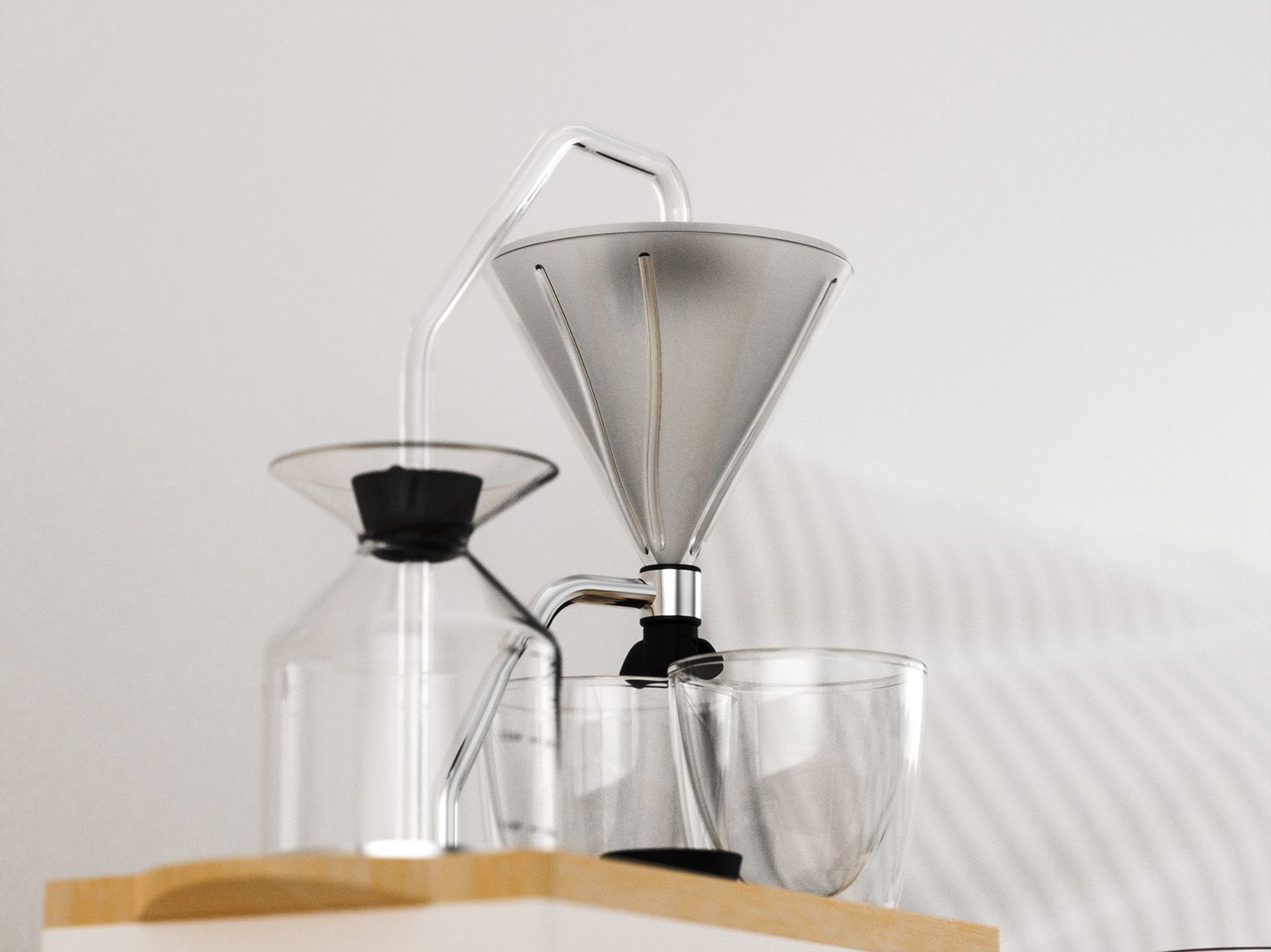 Joy Resolve Barisieur 'GRANDE' – automatische thee- en koffiezetter met alarmfunctie – wit