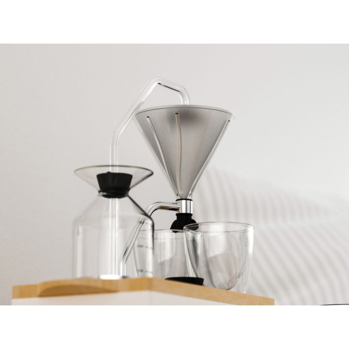 Joy Resolve Barisieur 'GRANDE' – automatische thee- en koffiezetter met wekkerfunctie – zwart