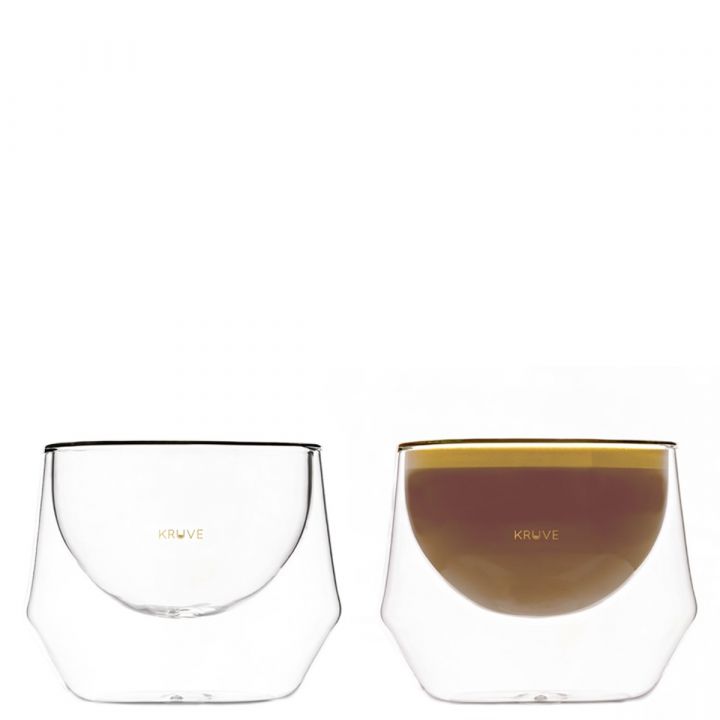 Kruve Imagine Cortado glazen 150 ml set van 2 dubbelwandig borosilicaatglas