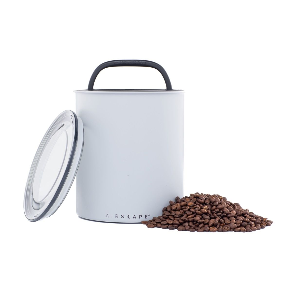 Planetary Design Airscape RVS vacuüm voorraadpot - 1000 gram - ash (lichtgrijs)