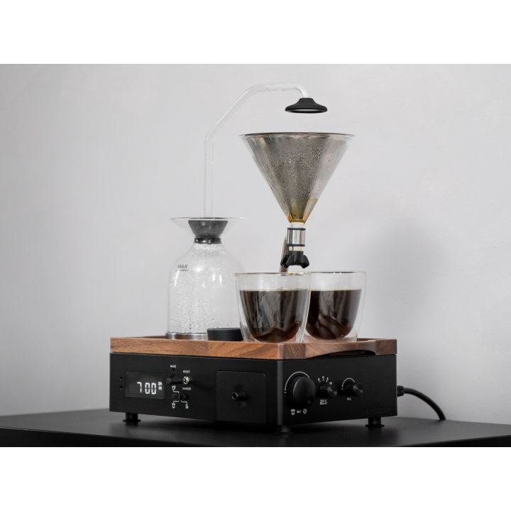 Joy Resolve Barisieur 'GRANDE' – automatische thee- en koffiezetter met wekkerfunctie – zwart