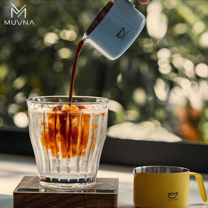MUVNA Xingyu espresso dosing cup blauw 100ml rvs