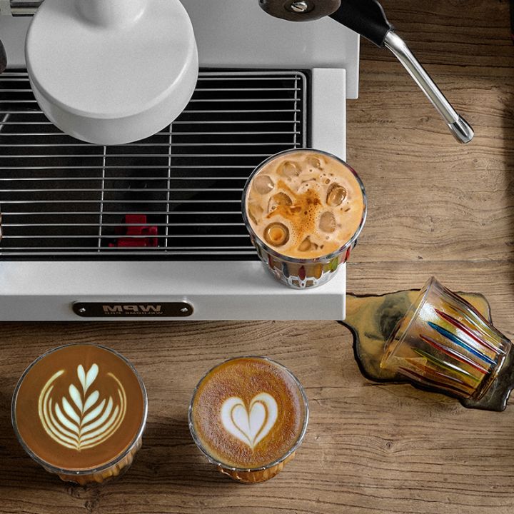 MUVNA Ink Leaf espresso glas 220ml helder designglas