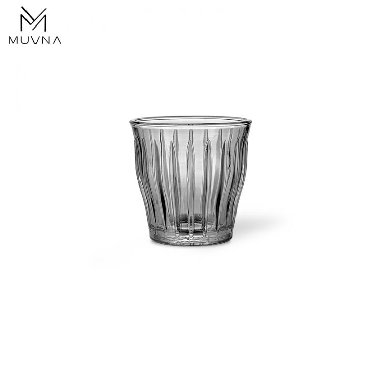 MUVNA Ink Leaf espresso glas 100ml design glaswerk