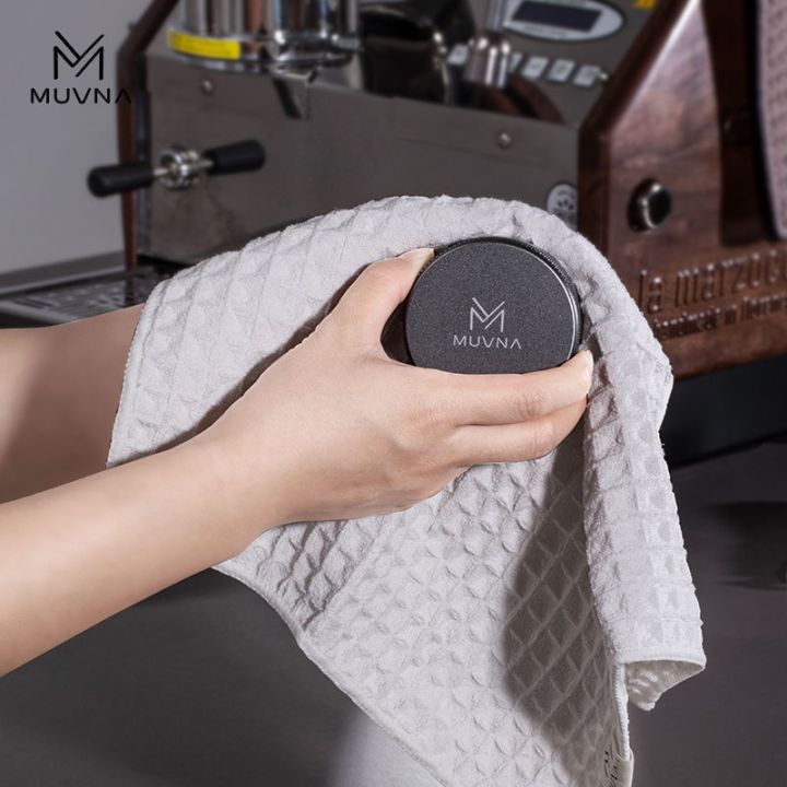 MUVNA Waffle Towel lang 70cm grijs polyester baristadoek