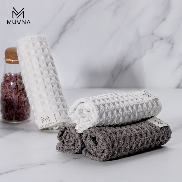 MUVNA Waffle Towel grijs polyester vierkant baristadoek