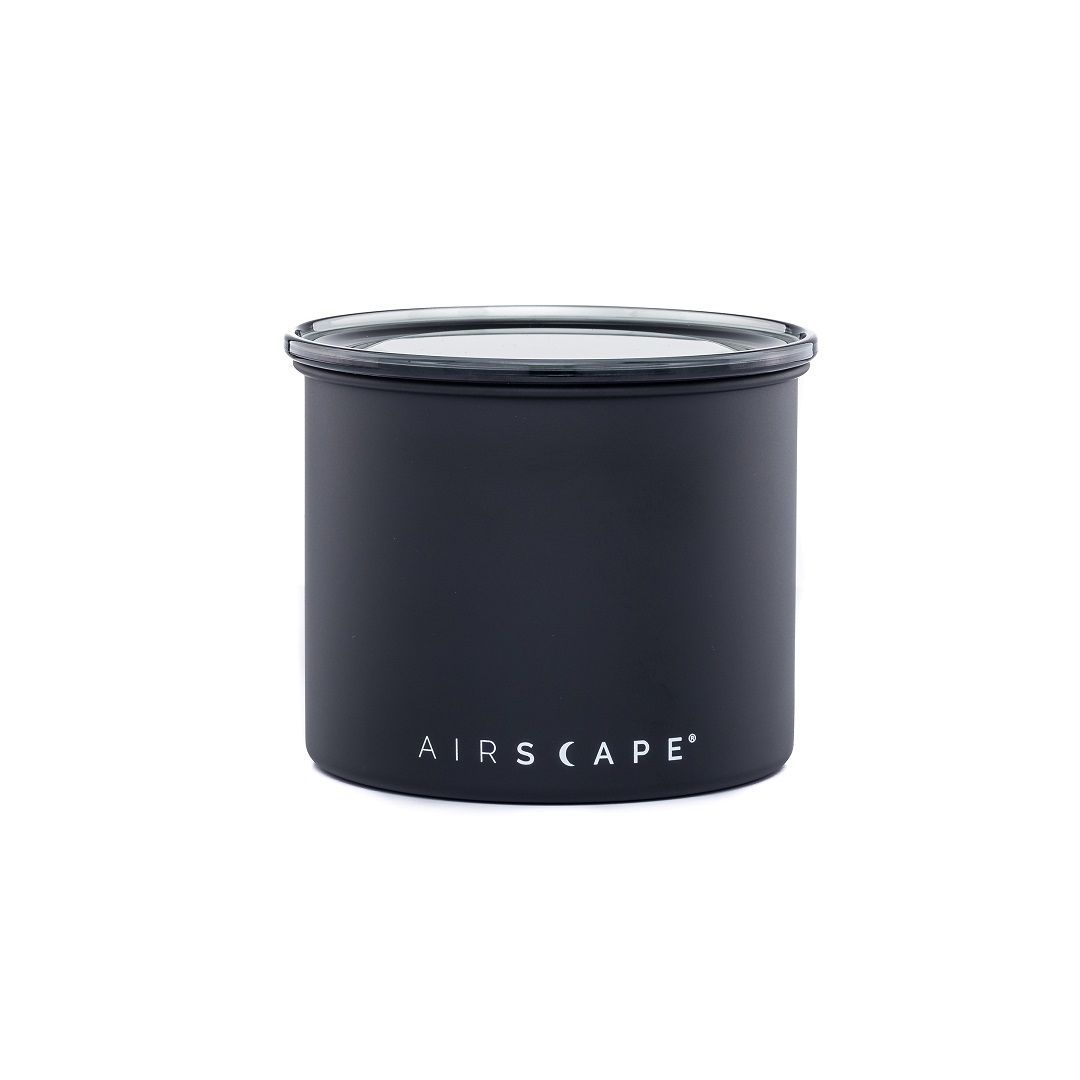 Planetary Design Airscape RVS vacuüm voorraadpot - 250 gram - mat zwart