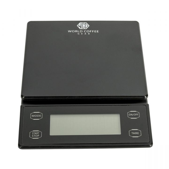 World Coffee Gear koffie weegschaal 0,1 gram - 5.000 gram – timerfunctie en oplaadbaar